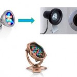 Đèn led đổi màu chiếu sáng trang trí hồ nước, hồ bơi