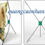 Kệ X mini , Standy, Standee mini, khung treo quảng cáo